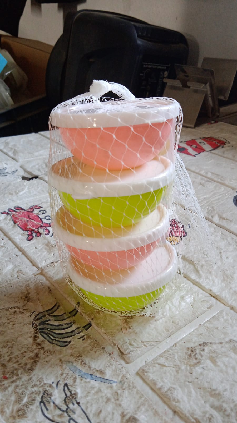 5558 Multipurpose Small Round Plastic Bowl / Katori With Lid, Microwave Safe Reusable Lightweight Bowl, Dishwasher Safe Chutney Bowl (4 Pcs Set) 5558 Multipurpose Small Round Plastic Bowl / Katori With Lid, Microwave Safe Reusable Lightweight Bowl, Dishwasher Safe Chutney Bowl (4 Pcs Set)